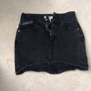 High waisted jean skirt!!